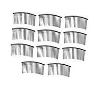 Homoyoyo 10pezzi Pettine Per Capelli in Ferro Di Accessori Vintage Per Donne Stile Semplice e Retrò Per Styling Dei Capelli Nero