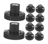 Homoyoyo 10pezzi Portalampada Vite Attacco Piccolo Da Base Per Lampadine Per Esperimenti Elettrici Adattatore Per Test Di Circuito Domestico