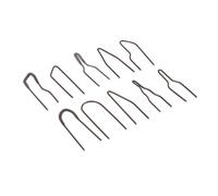 Homoyoyo 10pezzi Punte per Pirografia in Materiale di Utensili per Macchine per Pirografia per Intagliare su Legno Zucche o Pelle Diverse Forme per Soddisfare Le Esigenze di Utilizzabili Pi