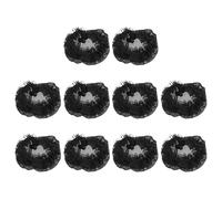 Homoyoyo 10pezzi Retina per Capelli da Ballo Rete per Chignon Riutilizzabile Cuffia per Capelli Elastica Nera Adatta per Donne Ragazze e Ballerine Ordinati e Lontani dal Volto