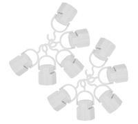 Homoyoyo 10pezzi Supporto Base Lampada in Portalampada Vite con Gancio di Adattatore per Lampadina LED Portapresa Portatile e Ricaricabile per Illuminazione di Emergenza per Casa e Campeggi