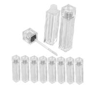 Homoyoyo 10pezzi Tubetto Vuoto Per Lucidalabbra Trasparente Da Design Riutilizzabile Per Lucidalabbra Facili Da Riempire e Portatili Per Viaggi e Quotidiano