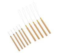 Homoyoyo 10pezzi Uncinetto per Dreadlock e Trecce Strumenti di Bloccaggio per Capelli di Uncinetto per Tessitura e Riparazione Leggero e Portatile