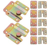 Homoyoyo 12 Paia Heavy Duty Photo Frame Brackets Flush Mount Metal Interlocking Picture Hangers For Secure Wall Display And Furniture Connection