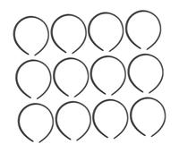 Homoyoyo 12 pezzi Cerchietti Donna Plastica Fascia Liscia senza Denti Accessori Te per Organizzare e Ciuffi Quotidiano e Feste