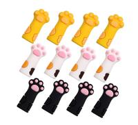Homoyoyo 12 pezzi Custodie Protettive in Silicone per Forbicine Cuticole Manicure Morbide e Resistenti Design Cartoon di di Gatto Compatibili con Tronchesi e Pinzette Facili da Indossare e