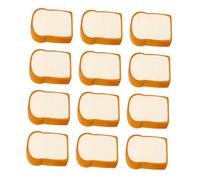 Homoyoyo 12 pezzi Gommine Colorate Toast Cancelleria Kawaii per Studenti Cancelleria e per La Scuola