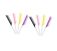 Homoyoyo 12 pezzi Pettini per Parrucchiere con Punta Pettine in Plastica Premium per Styling Casa e Salone Resistente ed Ecologico Adatto e Domestico