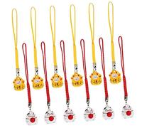 Homoyoyo 12 Pezzi Portachiavi Gatti con Campanellino Pendenti Decorativi Adorabili per e Accessori Colori Casual Colore Casuale