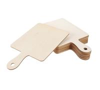 Homoyoyo 12 pezzi Tagliere in Legno Naturale con Manico da Tavole da Cucina Non Trattate Lisce e Resistenti per Decorativo e Preparazione Alimenti