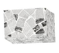 Homoyoyo 120 fogli Carta da Forno Oleata Bianco Vintage per Hamburger Patatine Fritte e Snack Carta Alimentare Antigrasso Multiuso per Casa e Ristorante