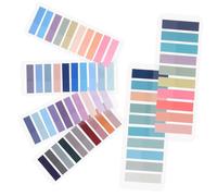 Homoyoyo 1200 pezzi Segnapagina Adesivi Colorati Trasparenti Colori Etichette Indice Autoadesive per Ufficio e Studio Segnalibri e Note Organizzative Resistenti