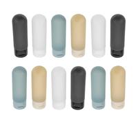 Homoyoyo 12pezzi Contenitori Viaggio Dispenser Portatile Per Liquidi Contenitori Per Per Shampoo Balsamo e Toeletta