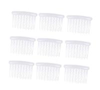 Homoyoyo 12pezzi Pettine per Capelli in Plastica Classico Piccoli Pettini Laterali per Donne Design Denti Dritti e Ritorti Accessorio Quotidiano per Capelli