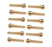 Homoyoyo 12pezzi Pin Peg Per Chitarra Ottone Accessori Musicali Creativi Per Chitarra Acustica Facile Da Installare e Adatto Professionisti e Principianti