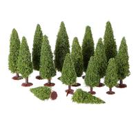 Homoyoyo 15 alberi di cedro architettura albero verde pianta paesaggio modello piante per modellismo fai da te artigianato paesaggio paesaggio layout paesaggio