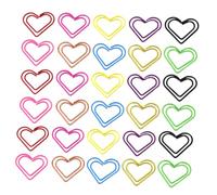 Homoyoyo 150 Pezzi Clip Metallo Graffette Colorate per Ufficio Scuola e Casa Accessori Eleganti per Organizzazione Dei Documenti e Note Memorabili