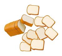 Homoyoyo 16 pezzi Gommine Toast Cancella Danni Gadget Kawaii per Compleanno e Decorazione per Scrivania Eraser Divertenti per Collezionisti e Regali