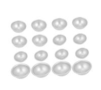 Homoyoyo 16 pezzi Stampo in Metallo per Palline da Bagno Mold per Saponi Te Design Liscio e Smussato Facile da Sformare e Riutilizzabile per Progetti Creativi Spa e Benessere