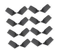 Homoyoyo 16 Pezzi Supporti per Paravento da Scrivania Regolabili Senza Clip per Pannelli Privacy Ufficio Base Pedestal per Divisori Tavolo Montaggio Facile e Stabile