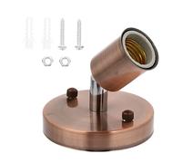 Homoyoyo 180grado Porta Lampade Rotante Di Gradi Per Lampada Vintage Attacco Vite Per Portalampada Da Soffitto Adattatore Per Lampada Fai Da Te