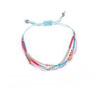 Homoyoyo 1pezzi Bracciale Multi-layer Intrecciate Folk Bracciale Per e Cavigliera Accessorio Boho e