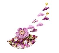 Homoyoyo 1pezzi Kimono Giapponese Donna Con Fiore e Nappa Accessorio Per Tradizionale Per Cosplay e Feste