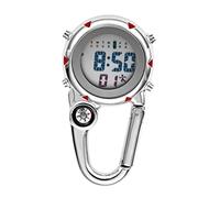 Homoyoyo 1pezzi Orologio Al Clip in Resistente e Antiurto Visualizza e Data Ha e Funzione Guida Per Arrampicata e All Aperto
