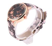 Homoyoyo 1pezzi Orologio Da Polso Donna Con Movimento Al Litio Motivo Fiori Di Prugna Elegante Orologio Da Polso Per Ragazza Donna Uomo