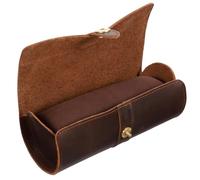 Homoyoyo 1pezzi Scatola Portaorologi Pelle Retro Elegante Custodia Per Orologi Singoli Design Pratico e Portatile Protegge e Espone La Tua Collezione Di Orologi