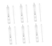 Homoyoyo 1pezzi Scatola Portaspazzolino Utile dal Design Semplice Portatile per Viaggi di Lavoro e Campeggio Bianca per Esterni