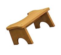 Homoyoyo 1pezzi Sgabello in Legno Per Wc Poggiapiedi Stabilper Bagno Di Casa Facile Da Pulire e Resistente Per Tutta La Famiglia Per Ragazzo Ragazza Ragazza Piccoli