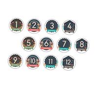 Homoyoyo 1set Adesivi Mensili Per Creativo Di Sticker Per Foto Autoadesivi Per Memorie Del Anno Del Tuo Comodo Per Registrare La Crescita Mensile