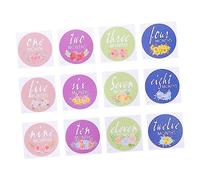 Homoyoyo 1set Adesivi Mensili Per Stickers Per Catturare Momenti Di Crescita Del Tuo Facile Da Usare e Sicuro Per Famiglie e Amici