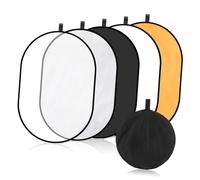 Homoyoyo 1set Riflettore Fotografico Portatile Pannello Collassabile Per Controllo Della Luce Accessorio Per Foto e Video Per Scatti Interni Ed Esterni