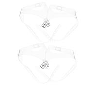 Homoyoyo 2 Paia Adjustable Transparent High Heel Shoe Straps Detachable Loose Laces For Women Comfortable Ankle Belts For Various Occasions