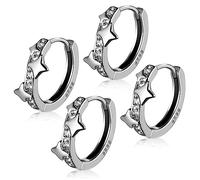 Homoyoyo 2 Paia gioielli orecchini piccolo lovable mujer femal jewelry gioelli Orecchini a cerchi piccoli orecchini a cerchio da donna orecchini piccoli anelli orecchini ad anello rame