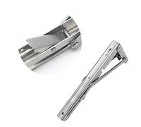 Homoyoyo 2 pezzi Acciaio Inox Staffe Triangolari per Carico Massimo per Garage e Librerie Resistente e Facile da Installare
