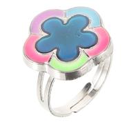 Homoyoyo 2 Pezzi Anello Luminoso Che Cambia Colore Gioielli Di Moda Gioielli Giocattolo Anelli Dell'umore Per Gioielli D'animo Anello Che Cambia L'umore Lega