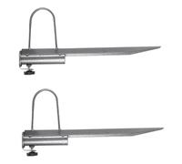 Homoyoyo 2 Pezzi Base per Ombrellone Esterno Supporto con Picchetto Angolare Rinforzato e Manico Comodo Fissaggio Stabile per Ombrelloni da Giardino Spiaggia e Pesca Resistente al Vento