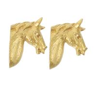 Homoyoyo 2 Pezzi Brass Unicorn Drawer Pulls For Cabinets Polished Handles With Animal Design And Elegant For Bedroom Living Wardrobes And Cupboards