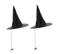 Homoyoyo 2 Pezzi Cappello Da Festa Di Halloween Decorazioni Per Streghe Decorazioni Per Donne Accessori Per Costumi Da Strega Le Streghe Hanno Oggetti Di Scena Unici Per Halloween