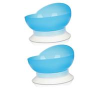 Homoyoyo 2 Pezzi Ciotola silicone che migliora il anziani ciotole ciotola per portatori handicap ciotole per anziani ciotola antiscivolo ciotole anziane Gel silice