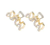 Homoyoyo 2 pezzi Clip per Donna Piccole con Fermagli Morsetto Ondulati in Resistente Accessori Moda per Ufficio Viaggi e Quotidiano