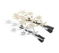 Homoyoyo 2 pezzi Clip per Stella con Scintillanti Fermagli Becco d Anatra Resistenti Accessori Eleganti per e Oro per Tutti i Tipi di Acconciature e