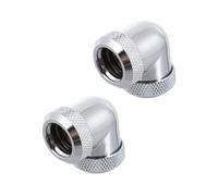 Homoyoyo 2 pezzi Connettore Angolare in Ottone per Raffreddamento Computer Estensore Rotante Resistente e Professionale