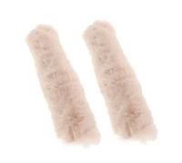 Homoyoyo 2 Pezzi Cuscinetti Tracolla Borsa in Pelliccia Sintetica con Zip Imbottiti per Spalla Copri Manici Morbidi e Comodi per Borse Donna Accessori Eleganti Autunno Inverno