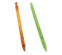Homoyoyo 2 Pezzi Facial Massage Stick Acupuncture Pressing Pen For Deep Tissue Relaxation And Foot Reflexology Resin Trigger Point Massager For Full Body Acupressure Therapy