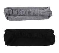 Homoyoyo 2 Pezzi Fascia per Chioma Donna Cotone Elastica, Assorbente e Larga, per Lavare Viso e Mantenere i Chioma Lontani dal Volto, Elegante e Comoda