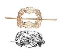 Homoyoyo 2 Pezzi Fermagli Vintage per Pz Accessori Retro per Acconciature Eleganti per Cerimonie e Vita Quotidiana